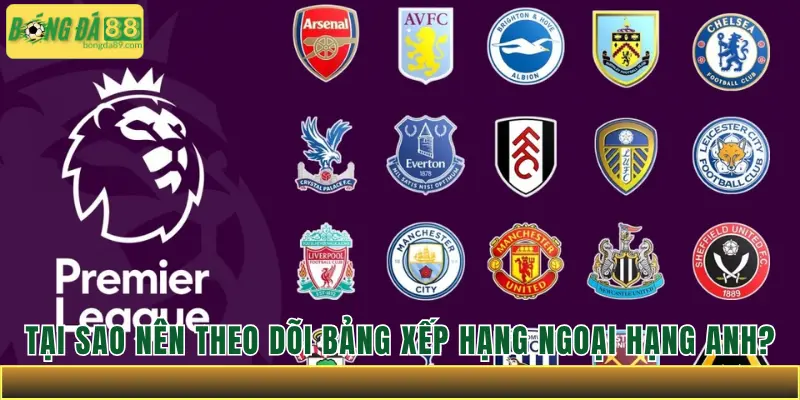 Tại Sao Nên Theo Dõi Bảng Xếp Hạng Ngoại Hạng Anh?