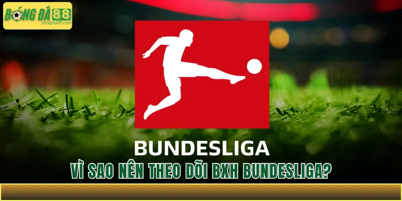 Vì sao nên theo dõi BXH Bundesliga?